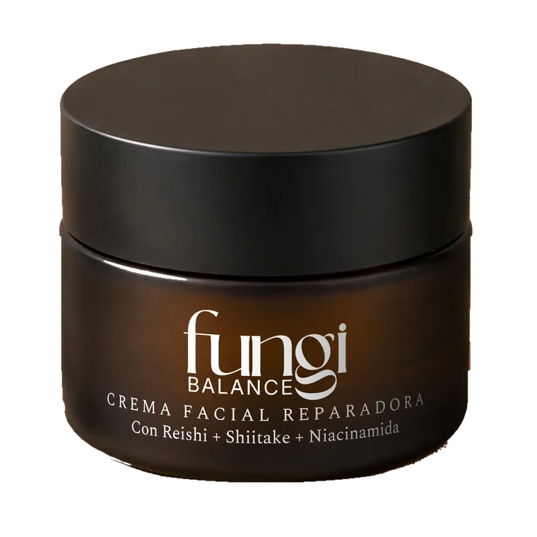Crema facial reparadora de Fungi Balance, de frente.